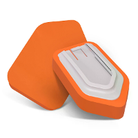 2 Stuks Oranje Reserve Ringvormige Borstelkop Badkuip Schuurspons Navulling