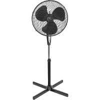 Bestron ASV45ZR Statiefventilator met afstandsbediening en digitale timer ventilator Ø 45 cm | in hoogte verstelbare telescoopstang tot 122 cm
