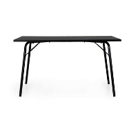 Tenzo eetkamertafel Daxx   antraciet/zwart   75x140x80 cm