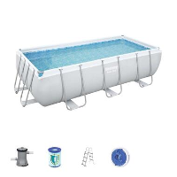 Bestway   zwembad grijs   404x201x100 cm