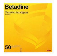 Betadine Desinfectie Zalfgaas 10x10cm