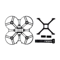 BetaFPV Beta85X 4S 4K 85 mm kunststof zwart frame set voor FPV Racing RC drone