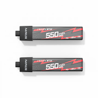 BETAFPV BT3.0 550MAh 75C 2S batterij voor Pavo20 Pocket 2 stuks
