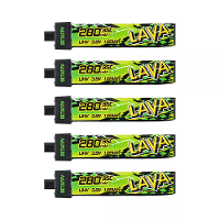 BETAFPV LAVA II 3.8V 280mAh / 320mAh / 480mAh / 580mAh / 680mAh 95C 1S LiHV batterij BT2.0 Connector voor Air65 Meteor65