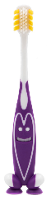 Better Toothbrush Kids Happy Face Paars