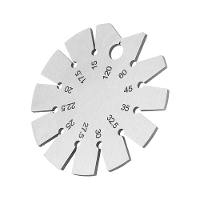 Bevel Hoekmeter RVS 15 120 Graden Hoge Precisie Compacte Protractor met Opbergdoos voor Houtbewerking Snijgereedschap Be