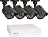 Bewakingscamera Set Ahd 4 Kanaals Met 4 Cameras 1280 X 720 Pix 1 Tb Q See Qth4 4z3 1