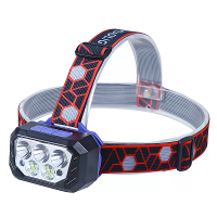 Bewegingssensor Krachtige LED hoofdlamp 5 LED Sterk Licht Oplaadbare koplamp Vissen Kamperen Buiten Hoofdlamp Werk Zakla