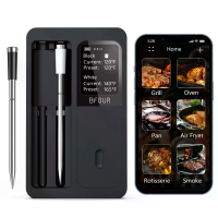 BF 30/BF 40 Draadloze vleesthermometer 328 ft Langbereik Bluetooth IP67 waterdicht probed met LCD booster voor grillen,