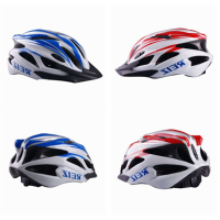 Bicycle Helmet Bike Cycling Carbon Helmet Bmx Mtb Road Blue Red
