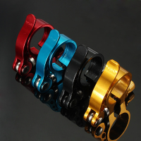 Bicycle Quick Release Seat Post Clamp Aluminium Alloy 31.8Mm Mtb Bike