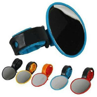 Bicycle Rearview Flexible Mirror Cycling Handlebar Glass 5 Color