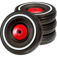 BIG Bobby Car   Loopauto Fluisterwielen wielen set