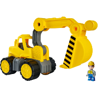 Simba Power Worker   Graafmachine met figuur speelgoedvoertuig