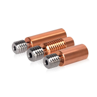 BIGTREETECH® Bi metaal Heatbreak Copper Titanium Alloy Throat V6 Remote/Ender3 serie/watergekoelde versie voor voor PT10