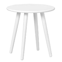 Bijzettafel Ankara   wit   48xØ48 cm   Leen Bakker