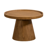Bijzettafel Donna   naturel   Ø50x33 cm   Leen Bakker