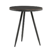 Bijzettafel Oscar   zwart   35x40 cm   Leen Bakker
