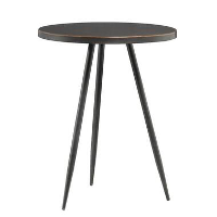 Bijzettafel Oscar   zwart   40x51,5 cm   Leen Bakker