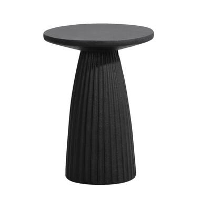 Bijzettafel Pascal   zwart   46x34x34 cm   Leen Bakker