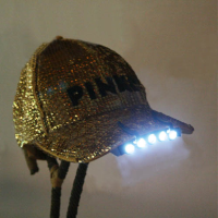 Bike Bicycle 5 Led Cap Light Hat Light