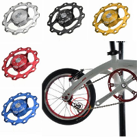 Bike Cycling Rear Mech Derailleur Pulley Wheel Aluminum Alloy Mountain Bicycle