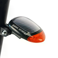 BIKEONO Achterlicht Fietsverlichting Fietsveiligheid Zonne achterlicht Oplaadbaar USB Led Fietsaccessoires Waarschuwings