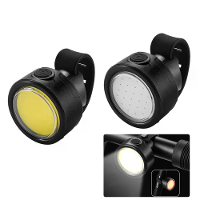 BIKIGHT 100LM Mini Fiets Voorlicht Achterlicht 200mAh Type C Oplaadbaar 3 Modi Verstelbaar Waarschuwings Fietslicht voor