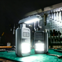 Bikight DC12 350LM Hoge Intensiteit Superheldere Opla bare Mini Werklicht Geschikt voor Buitengebruik Samenklapbaar Mult