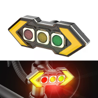 BIKIGHT Draadloze Afstandsbediening Links Rechts Indicatoren Fiets Achterlicht Intelligente Rem Sensor Veiligheidswaarsc