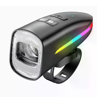 BIKIGHT Dual Distance fiets koplamp, RGB ontwerp, USB oplaadbaar, waterdicht, Veilig voor nachtelijk fietsen