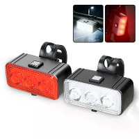 BIKIGHT E083 Fietskoplamp Achterlicht Type C Oplaadbaar Waterdicht Lichtgewicht Fietsverlichting Set voor Buiten MTB Nac