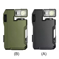 G5 400 Lumen Oplaadbare EDC LED Sleutelhanger Zaklamp met RGB Licht Dubbele Lichtbronnen Mini LED Zaklamp Draagbaar Pock