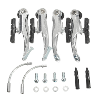 Bikight Mountain Bike Bicycle Alloy Front & Rear V Brake Levers Caliper Set Tail Brake