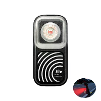 BIKIGHT Slimme Mmonitoring Waarschuwings Fietsachterlicht met Hoge Lumen Waterbestendig Fiets Sensor Achterlicht voor MT