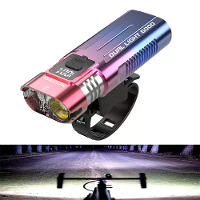 BIKIGHT SM220 800LM Dual core LED Fietsverlichting Accuniveau Digitale Weergave USB opladen Waterdichte Voorlicht voor M