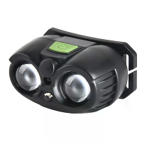 Bikight Smart Body Motion Sensor Mini LED Hoofdlamp met Band,USB Oplaadbare Hoofdlamp Waterdichte Kampeerlamp Draagbare