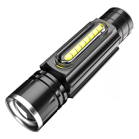 Bikight WL82 X9 LED+COB USB Oplaadbare Zaklamp Zoombaar 5 Modi LED Torche Zaklamp Magnetische Aantrekking Waterdicht Bui