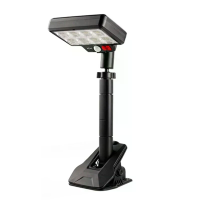 Bikight YX 672L Zonnebeweging sensorlamp IP65 Waterdicht Outdoor Tuin Wandlamp 3 in 1 Dual USB Oplaadfunctie 360° verste