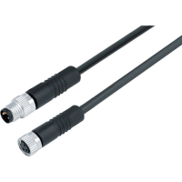 Binder 77 3406 3405 50004 0200 20 Sensor/actuator connector, geassembleerd Aantal polen (sensoren): 4 Stekker, recht, Bus, recht 2 m 1 stuk(s)