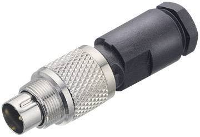 Binder 99 0405 00 03 Ronde connector Stekker, recht Totaal aantal polen: 3 Serie (ronde connectoren): 712 1 stuk(s)