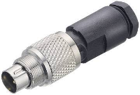 Binder 99 0425 00 08 Ronde connector Stekker, recht Totaal aantal polen: 8 Serie (ronde connectoren): 712 1 stuk(s)