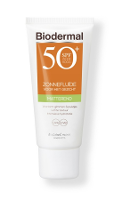 Biodermal Zonnefluïde Gezicht   Matterend SPF50+