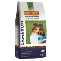 Biofood Lam & Rijst Hondenvoer 2 x 12,5 kg