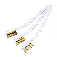 3Pcs Mondstuk Reinigingsborstels Koper Draad Roestverwijderaar Industriële Draadborstel Set voor 3D Printer Hot Bed Mach