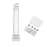 BIQU Panda Edge FDM 3D printer stroomschraper, volledig metalen CNC bewerkt SK5 lemmet, reinigingsgereedschap met schep,