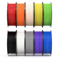 BIQU PLA GO 10KG Multicolor 1.75Mm 1kg/rol 3D printerfilament flexibel geen verstopping 3D printen draad materiaal verbr