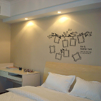 Bird Photo Frame Bedroom Sticker Wall Poster
