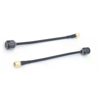5,8 GHz Lollipop FPV antenne, 5500 6000 MHz, 3,5 dBi, LHCP/RHCP, SMA/RP SMA, 50 Ω, RG141 Low Loss, 140 mm, voor VTX Gogg