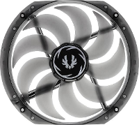 Bitfenix Spectre LED PC ventilator Zwart, Oranje (b x h x d) 230 x 200 x 30 mm